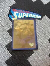 Superman hologram card. for sale  SOUTHAMPTON