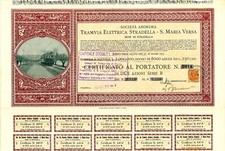 Certificato tramvia elettrica usato  Verbania