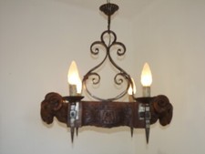 Lustre tête bélier d'occasion  Plœuc-sur-Lié