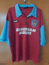 West Ham United 1995/96 Home Centenary Kit Reino Unido Masculino Tamanho GG, usado comprar usado  Enviando para Brazil