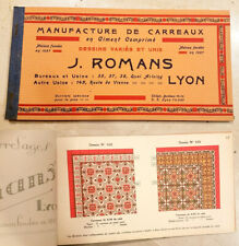 Catalogue manufacture carreaux d'occasion  Lyon III