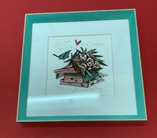 Usado, FEDERICA PORRO FINE ART GIGLE 14x14 SOLO CHI SOGNA PUÒ VOLARE +CORNICE PIRAMIDE comprar usado  Enviando para Brazil