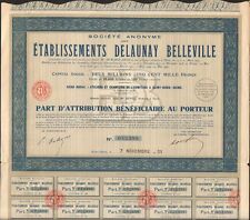 Etablissements delaunay bellev d'occasion  Paris-