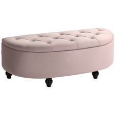 Homcom ottoman bench for sale  GREENFORD