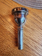 Bocal de trombone Vincent Bach banhado a prata 12C haste pequena/curta comprar usado  Enviando para Brazil