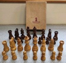 Vintage staunton wooden for sale  NEWMARKET