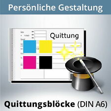 Quittungsblock gestalten din gebraucht kaufen  Frankfurt am Main