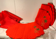4 red napkins placemats for sale 4 red napkins placemats for sale Killeen