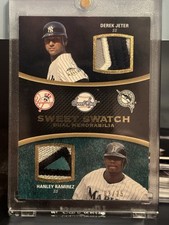 2008 Sweet Spot Swatch Dual JOGO USADO Patch Derek Jeter Hanley Ramirez /25 comprar usado  Enviando para Brazil