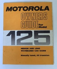 Vintage motorola 125 for sale  HOVE