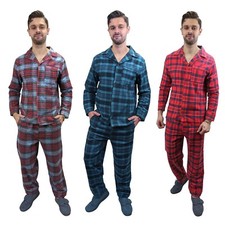 Algodón Hombre Franela Pijamas ESQUIRE Cálido Suave Cepillado S-4XL comprar usado  Enviando para Brazil