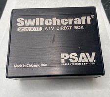 Switchcraft SC700CTP 1 canal instrumento passivo caixa direta comprar usado Switchcraft SC700CTP 1 canal instrumento passivo caixa direta comprar usado  Enviando para Brazil