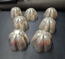Mini moldes de bolo vintage em forma de flor de alumínio gelatina conjunto de 7 assadeiras azedas comprar usado  Enviando para Brazil