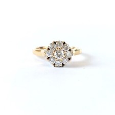 Bague diamants rayonnante d'occasion  Nice-