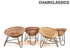 4er set korbsessel gebraucht kaufen  Ludwigslust