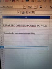 Esparbec darling poupee d'occasion  Saint-Florentin