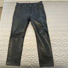 Leather trousers size for sale  CHICHESTER