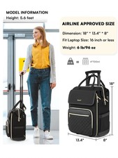 Mochila de viagem feminina Arcoyard Rolling mochila para laptop com rodas comprar usado Mochila de viagem feminina Arcoyard Rolling mochila para laptop com rodas comprar usado  Enviando para Brazil