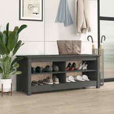 Schuhbank grau 110x38x45 gebraucht kaufen  Leun