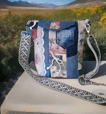 Upcycling jeanstasche stylishe gebraucht kaufen  Dortmund
