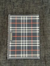 Capa diário notebook Burberry London genuína agenda azul Nova Check comprar usado  Enviando para Brazil