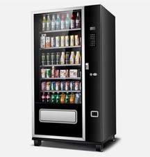 Máquina de venda automática combo EPEX Beverage grande com controle de temperatura estratificado preta, usado comprar usado  Enviando para Brazil