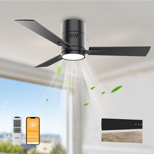 OPONL 42 SUPORTE DE PAREDE VENTILADOR DE TETO LUZ CONTROLE REMOTO MONTAGEM EMBUTIDA SILENCIOSA PRETO comprar usado  Enviando para Brazil