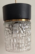 Suspension vintage verre d'occasion  Châteauroux