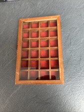Vintage wooden 24cubby for sale  COLCHESTER