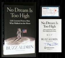 BUZZ ALDRIN SIGNED + Event Ticket - NO DREAM IS TOO HIGH (Apollo 11 Moonwalker)! comprar usado  Enviando para Brazil