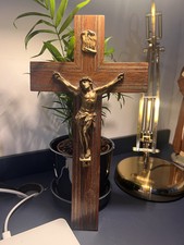 Wooden crucifix catholic for sale  CHORLEY