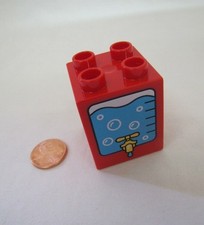 Rare Lego Duplo WATER COOLER SPIGOT PRINTED BLOCK Specialty Red Piece, usado comprar usado Rare Lego Duplo WATER COOLER SPIGOT PRINTED BLOCK Specialty Red Piece, usado comprar usado  Enviando para Brazil