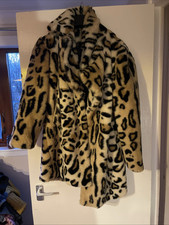 Fluffy leopard print for sale  SHETLAND