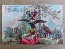 Cartolina militare reggimento usato  Vailate