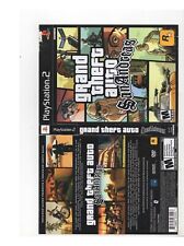 GTA San Andreas PS2 SOMENTE ARTE Autêntica SEM RASTREAMENTO comprar usado  Enviando para Brazil