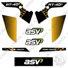 Compatível com kit de decalques ASV RT-40 adesivos de substituição para minicarregadeira - 7 ANOS 3M VINIL! comprar usado  Enviando para Brazil
