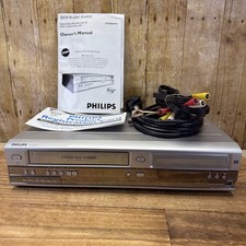 Combo Gravador de DVD/Gravador de Vídeo Cassete (VCR) Philips DVDR600VR Sem Controle Remoto comprar usado  Enviando para Brazil