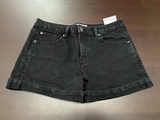 Shorts jeans nero usato  Cornate d'Adda