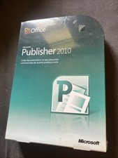 Publisher 2010 microsoft d'occasion  Saint-Fargeau-Ponthierry