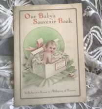 Usado, Baby's Birth Souvenir Book - 1930's/40's Babies First Booklet - American comprar usado  Enviando para Brazil