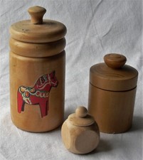 Round wooden lidded for sale  RAMSGATE
