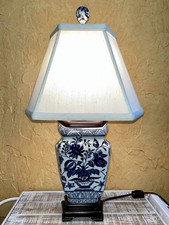 Chinoiserie lamp blue for sale  Godley