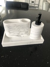 White marble effect for sale  MANCHESTER