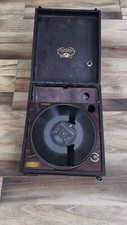 Vintage portable gramophone d'occasion  Expédié en Belgium