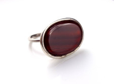 Ring silber achat gebraucht kaufen  Nürnberg