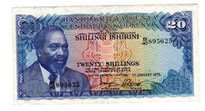 Kenya billet shillings d'occasion  Paris I