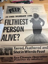 Usado, 1973 Pink Flamingos National Peep Tabloid Jornal John Waters Divine comprar usado  Enviando para Brazil