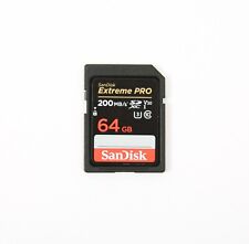 Cartão de memória SanDisk Extreme PRO 64GB SDXC classe 10 U3 V30 UHS-I velocidade 200MB/s comprar usado  Enviando para Brazil