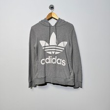 Vintage Adidas szara bawełniana bluza z kapturem rozmiar S unisex regular fit yzy gosha na sprzedaż  PL