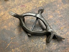 Maca de mandíbula plana lisa de ferro fundido pequena vintage comprar usado  Enviando para Brazil